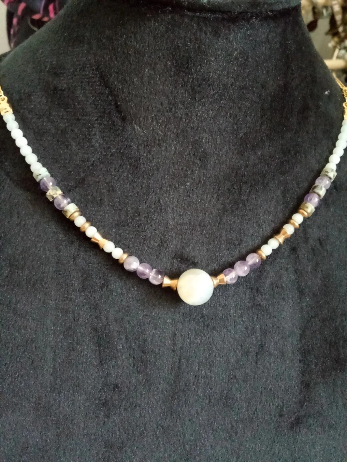 Collier en pierres naturelles semi précieuses – photo 3